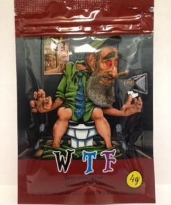 Bold and Unpredictable WTF Herbal Incense – premium ultra high potency aromatic blend pack, factory sealed, bold rich scent