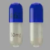 Mydayis 50mg capsules - Genuine blue and brown extended-release pills for all-day ADHD focus and symptom control