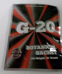 Purchase authentic G-20 Incense Potpourri 10g from Expressk2. View structural product specifications, legal compliance details, and vital safety guidelines.