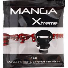 Manga Xtreme Herbal Incense – premium ultra high potency aromatic blend pack, factory sealed, rich dark aroma