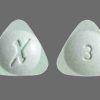 Xanax XR 3mg extended-release tablets - Genuine yellow orange triangular Alprazolam pills, long-acting anti-anxiety relief